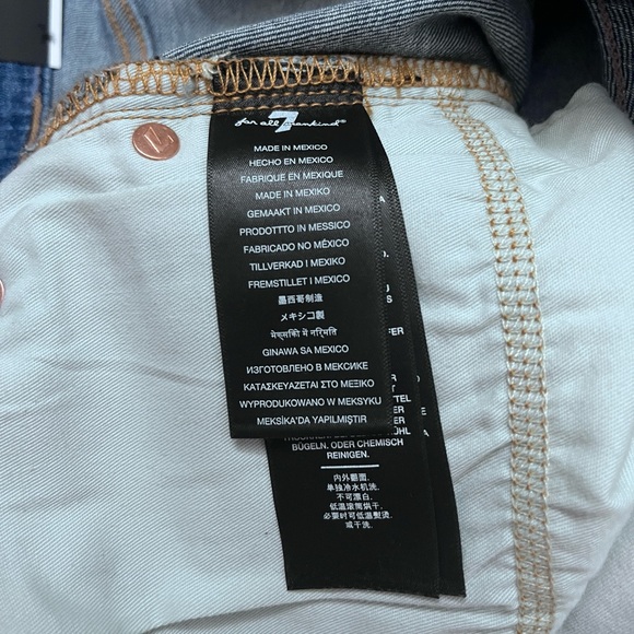 NWT - 7 For All Mankind x Dazzle Men’s the Stacked Skinny Jeans - Size 34 - Picture 10 of 11